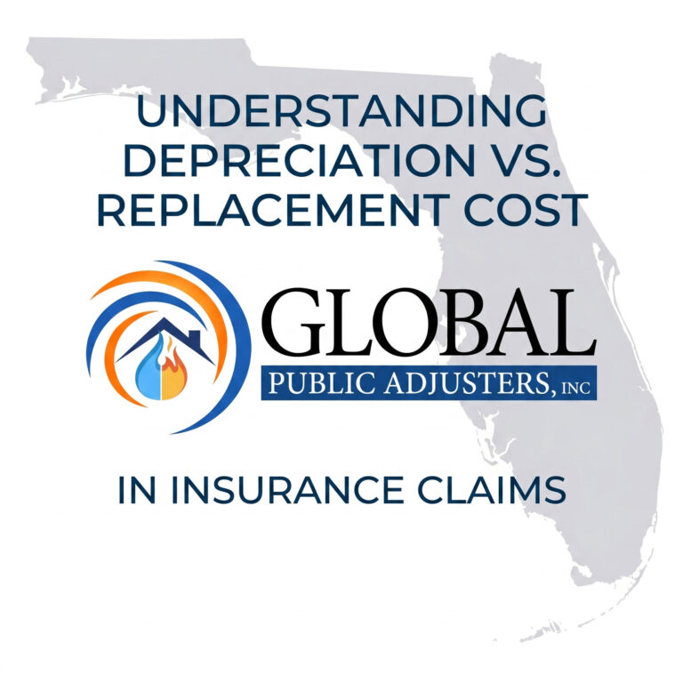 Read more about the article Understanding Depreciation vs. Replacement Cost in Insurance Claims