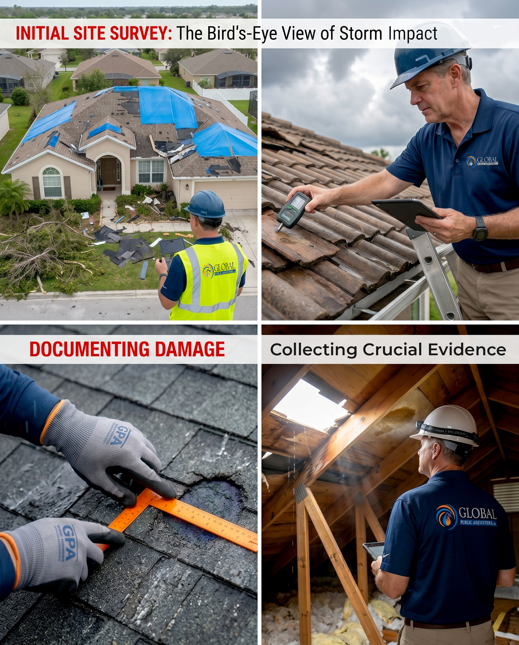 Read more about the article How Adjusters Assess Roof Damage After Florida Storms