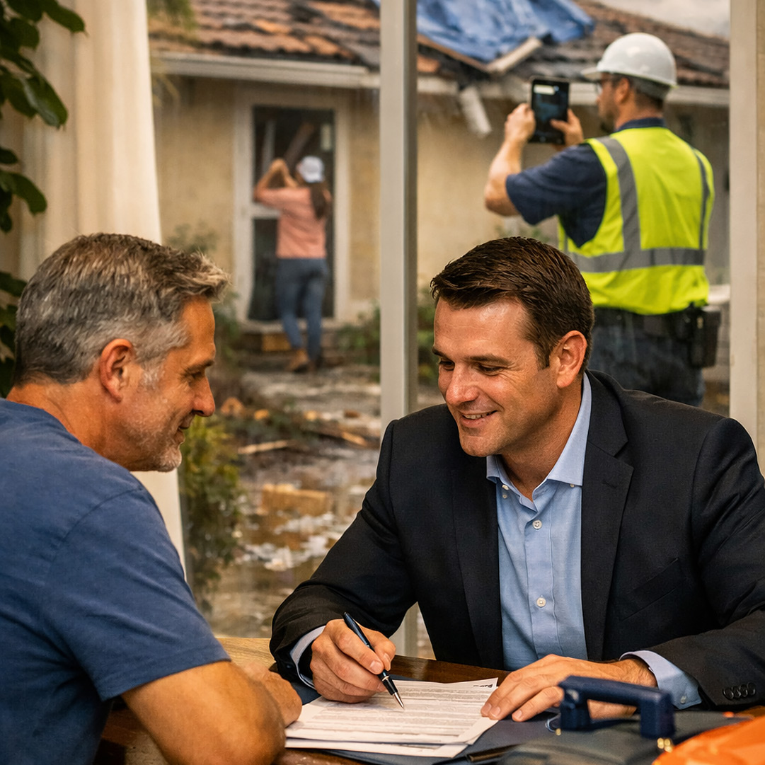 Read more about the article Why Filing a Storm Claim Solo Could Cost You Thousands: The Adjuster Advantage