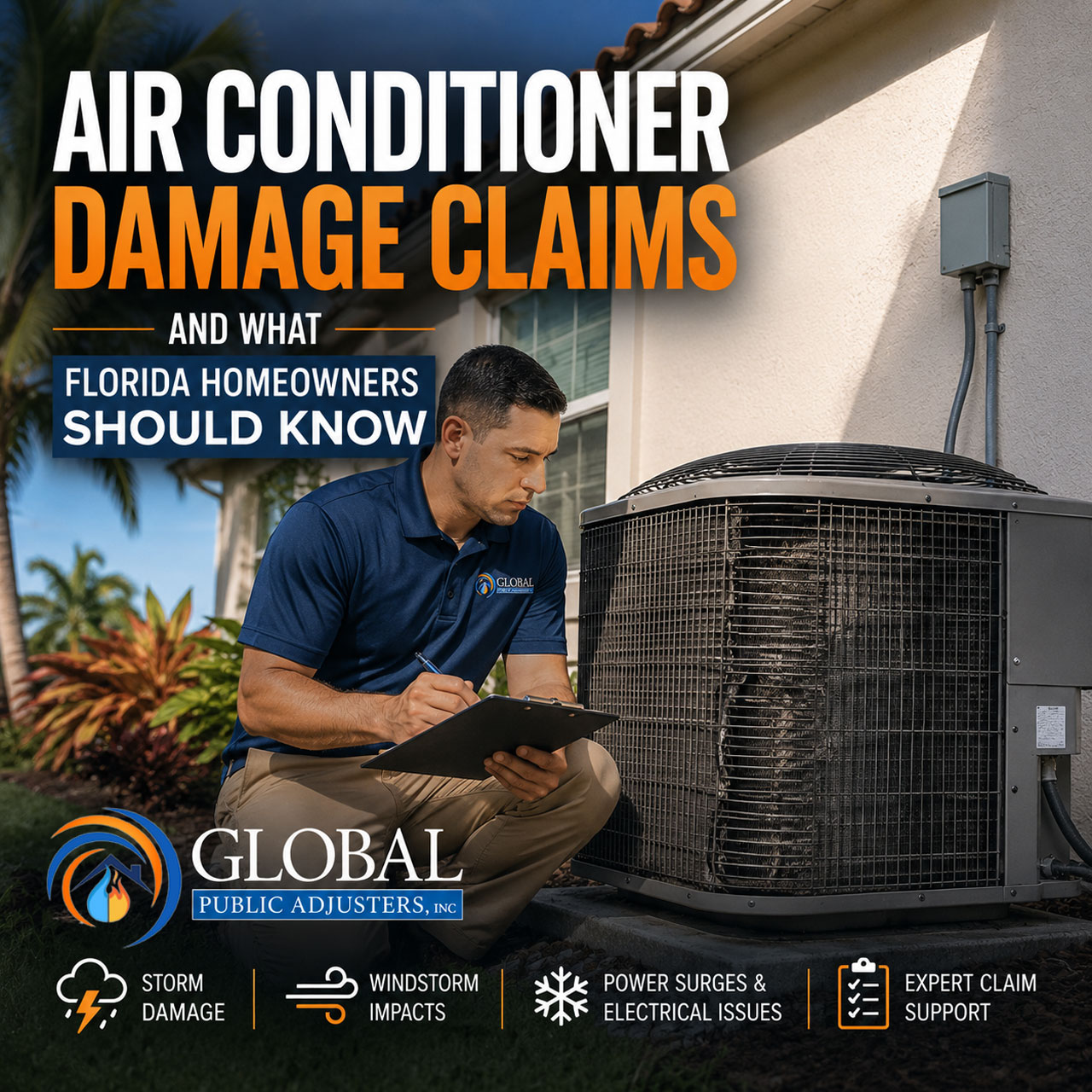 Read more about the article Air Conditioner Damage Claims and What Florida Homeowners Should Know
