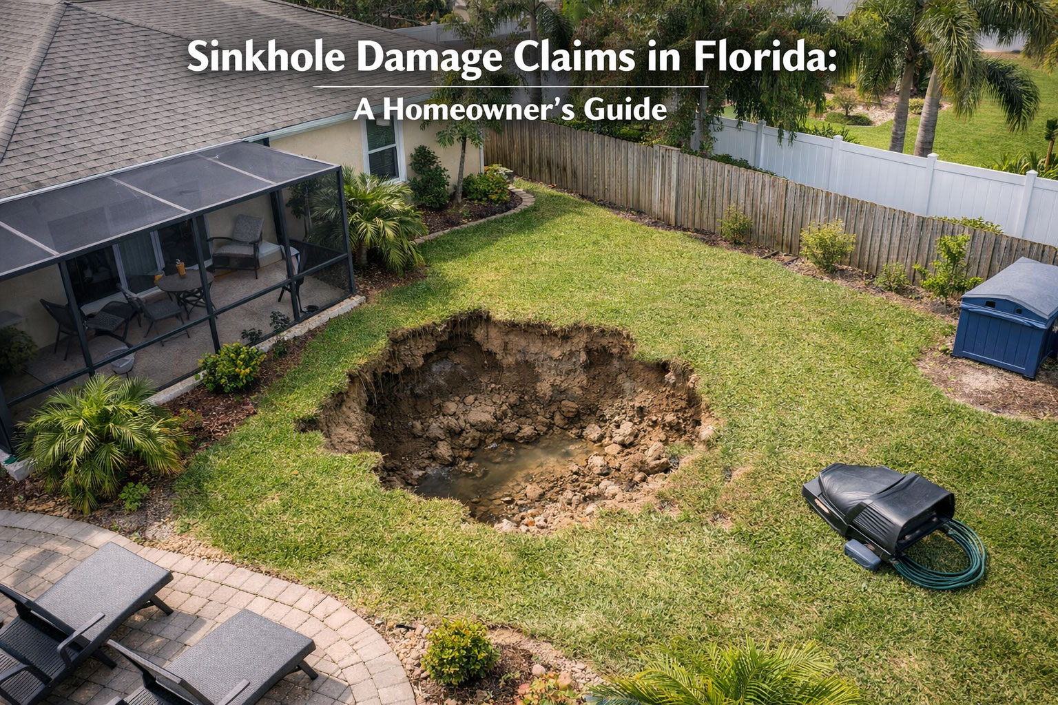 Read more about the article A Homeowner’s Guide to Sinkhole Damage Claims in Florida