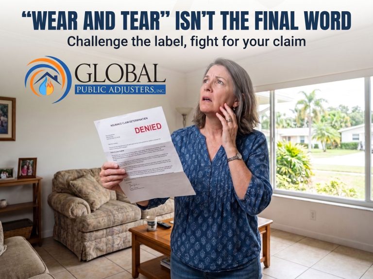 Read more about the article When Insurers Blame Your Damage on Wear and Tear, Here’s How Public Adjusters Fight Back